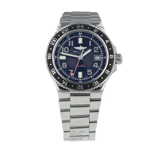 Pre-Owned Breitling SuperOcean GMT Mens Watch A32380