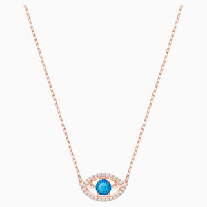 Luckily Necklace, Multi-coloured, Rose-gold tone plated