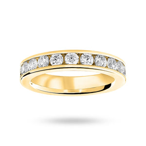 9 Carat Yellow Gold 2.00 Carat Brilliant Cut Channel Set Full Eternity Ring