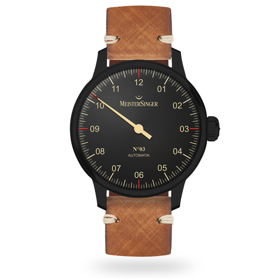 Meistersinger N 03 Blackline Automatic Mens Watch