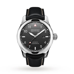 Bremont Solo Polished Black Mens Watch