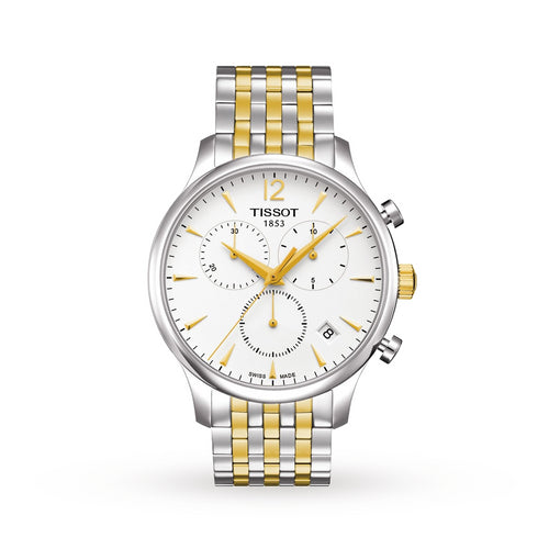 Tissot T-Classic Tradition Two-Tone Chronograph T0636172203700