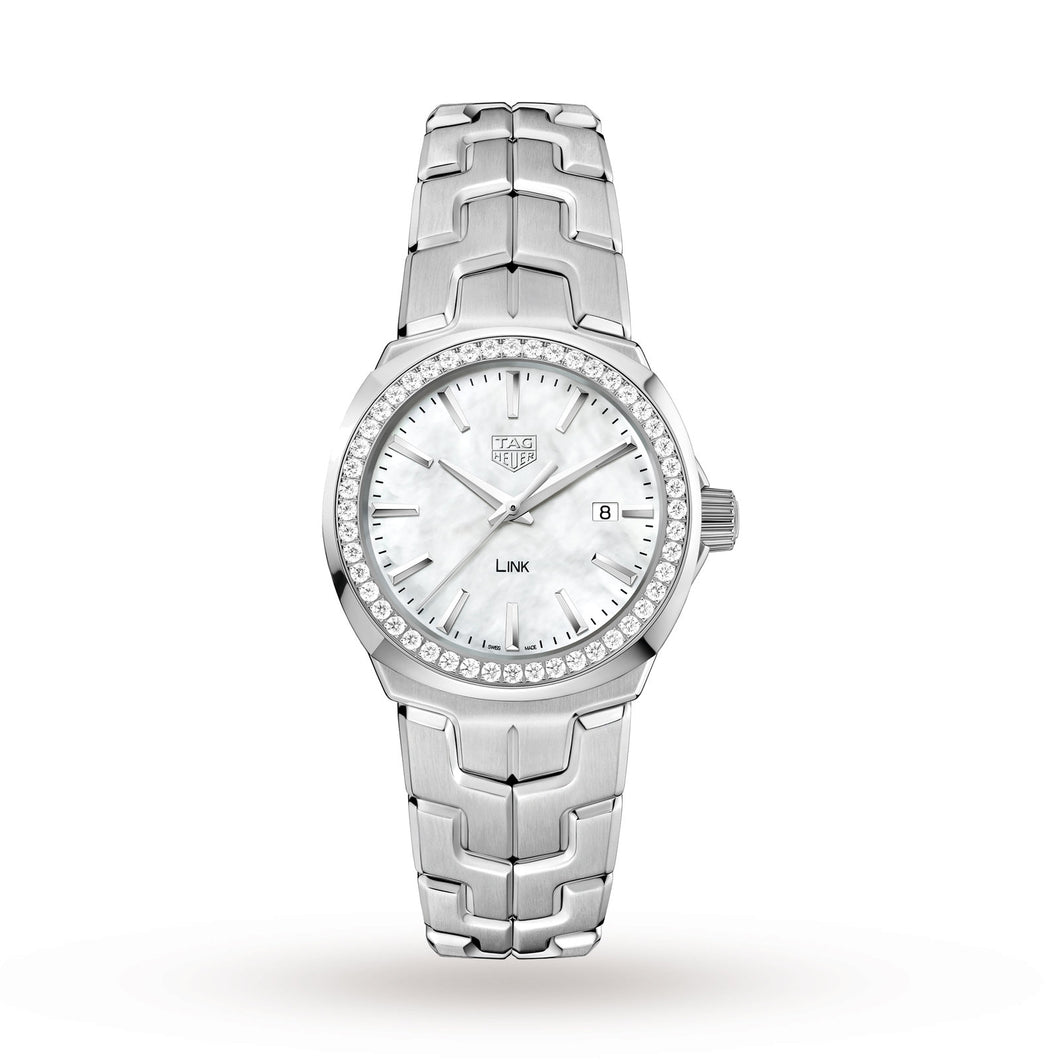 TAG Heuer Link Ladies Quartz Date Mother Of Pearl Watch