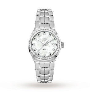 TAG Heuer Link Ladies 32mm Diamond Bezel Watch