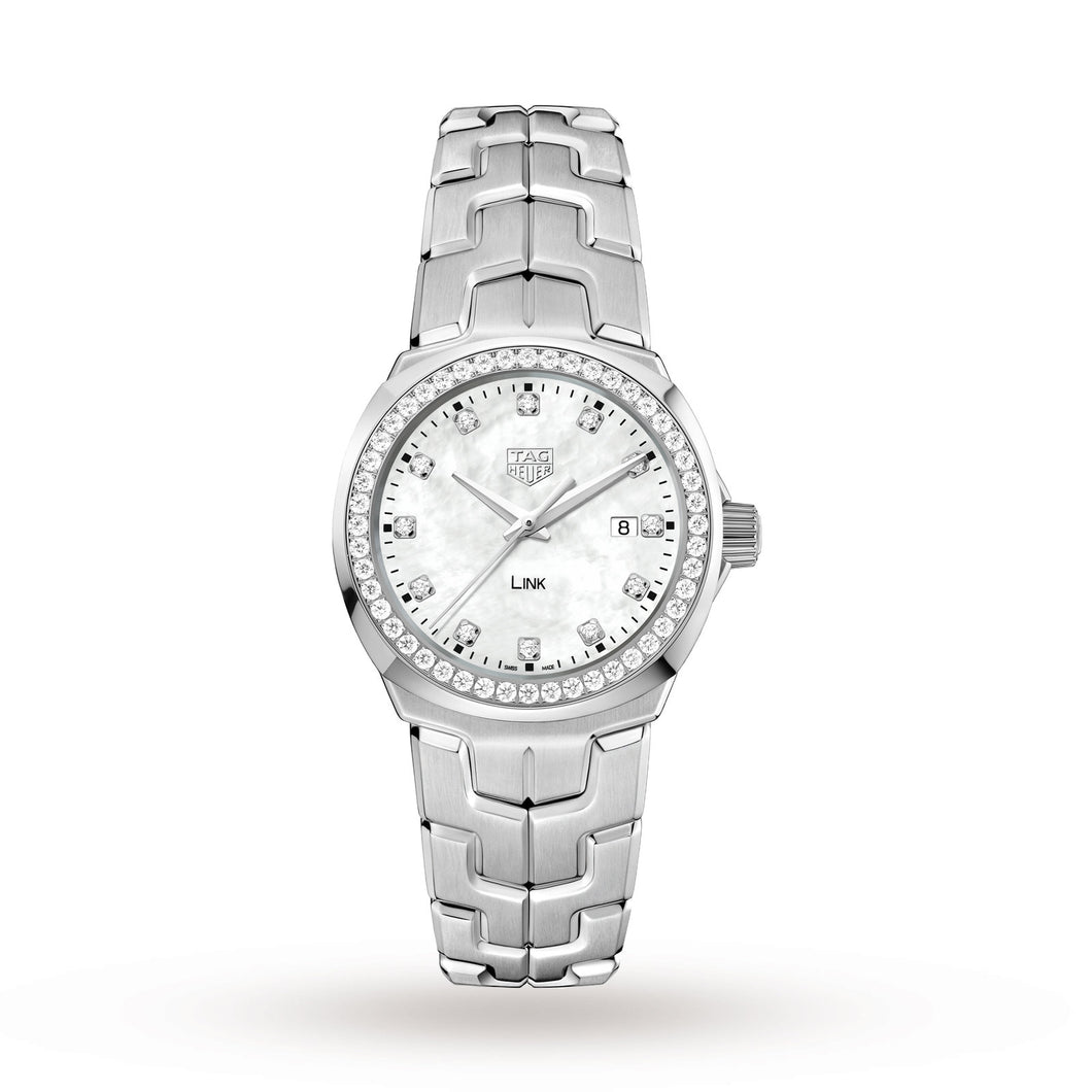 TAG Heuer Link Ladies 32mm Diamond Bezel Watch