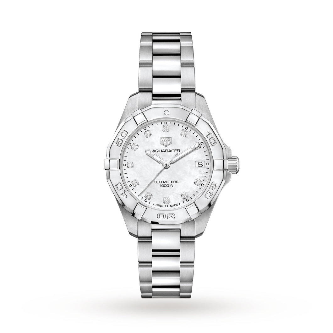 TAG Heuer Aquaracer Quartz Diamond 32mm Ladies Watch