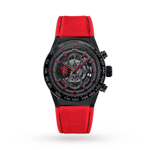 TAG Heuer Carrera Calibre Heuer 01 Black Skeleton Limited Edition Watch