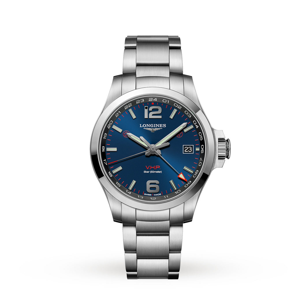 Longines Conquest VHP GMT Mens Watch