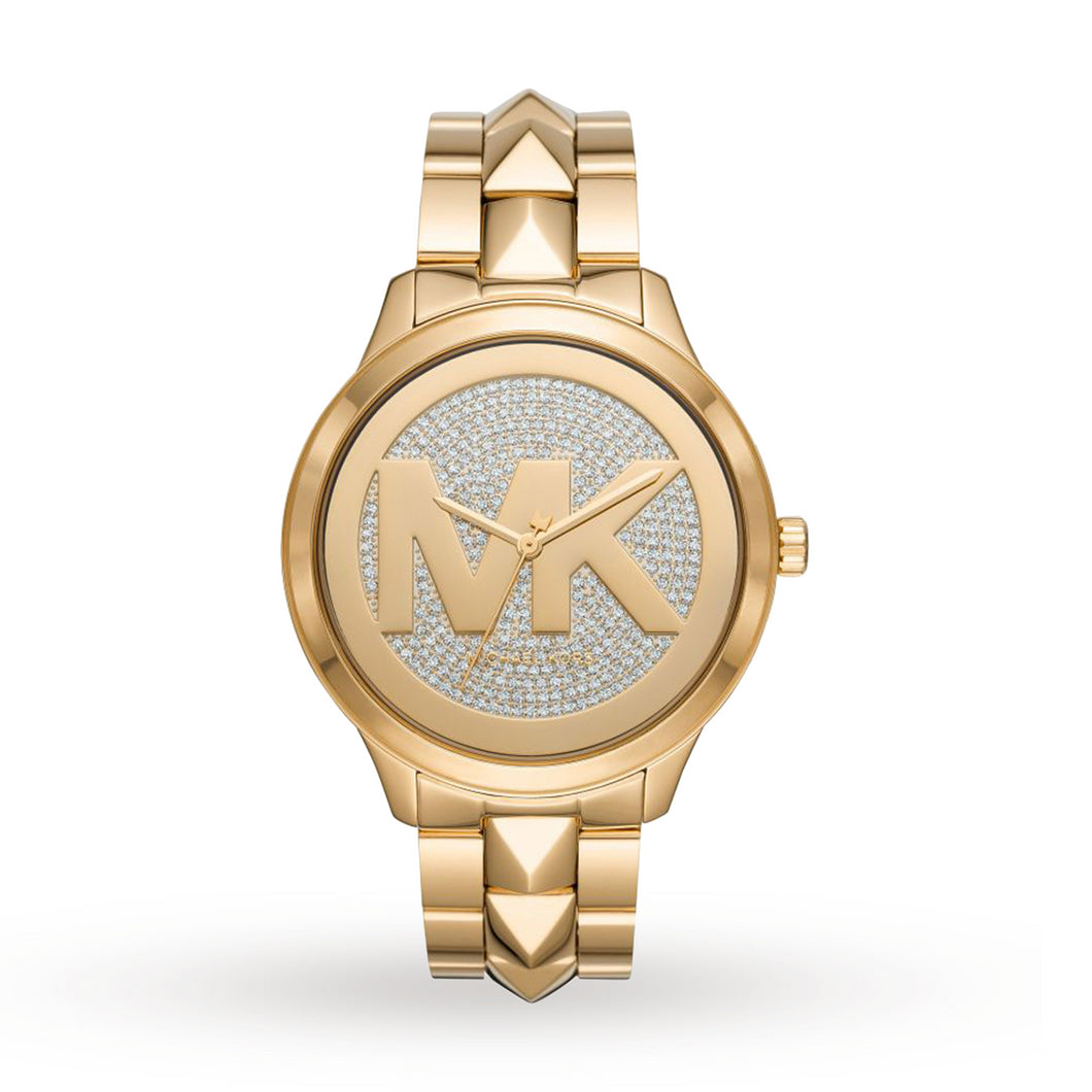 Michael Kors Runway Mercer Gold Tone Ladies Watch MK6714