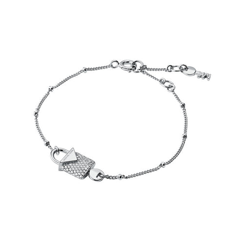 Michael Kors Colour Sterling Silver Padlock Bracelet