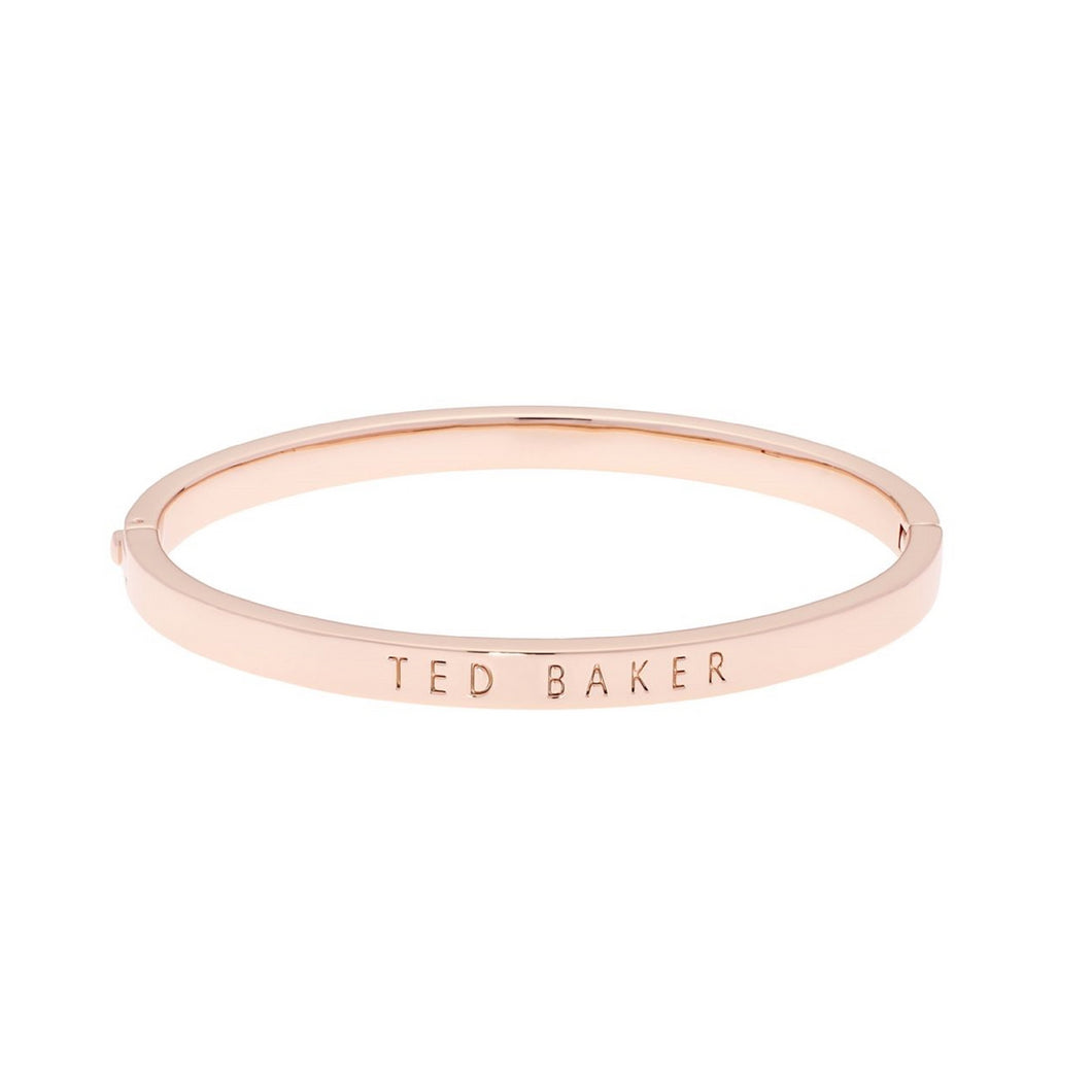 Ted Baker Clemina Rose Gold Finish Hinged Bangle