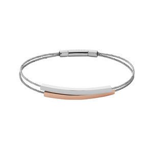 Skagen Elin Two-Tone Cable Bracelet