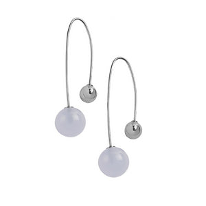 Skagen Sea Glass Two-Bead Earrings