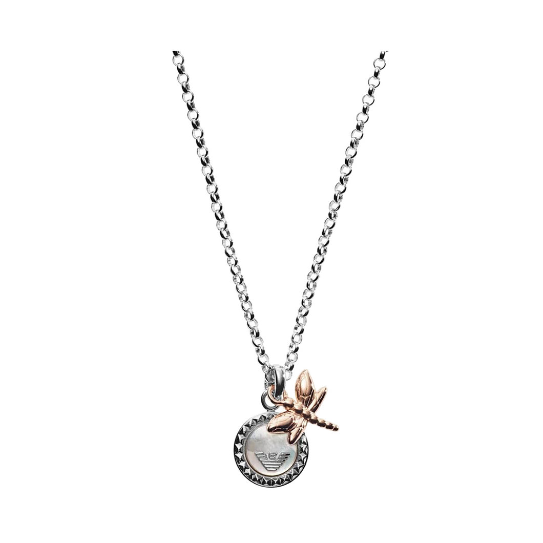 Emporio Armani Mother Of Pearl Dragonfly Pendant