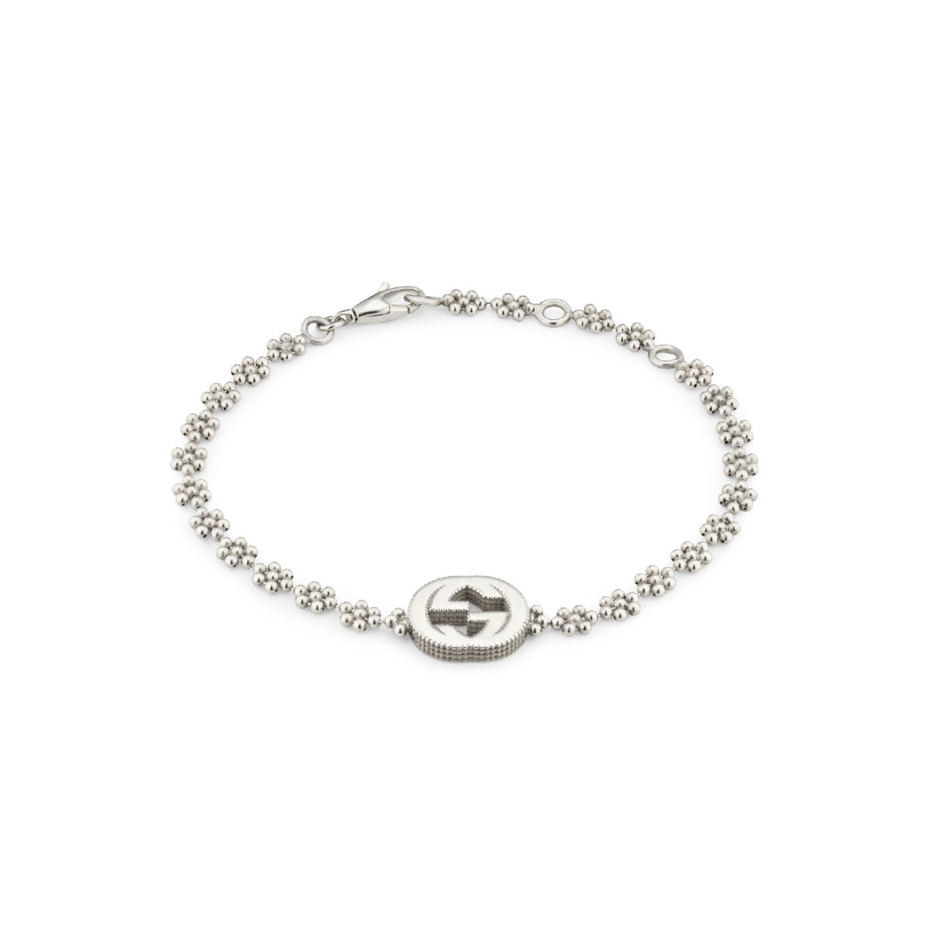 Gucci Interlocking G Bracelet in Silver