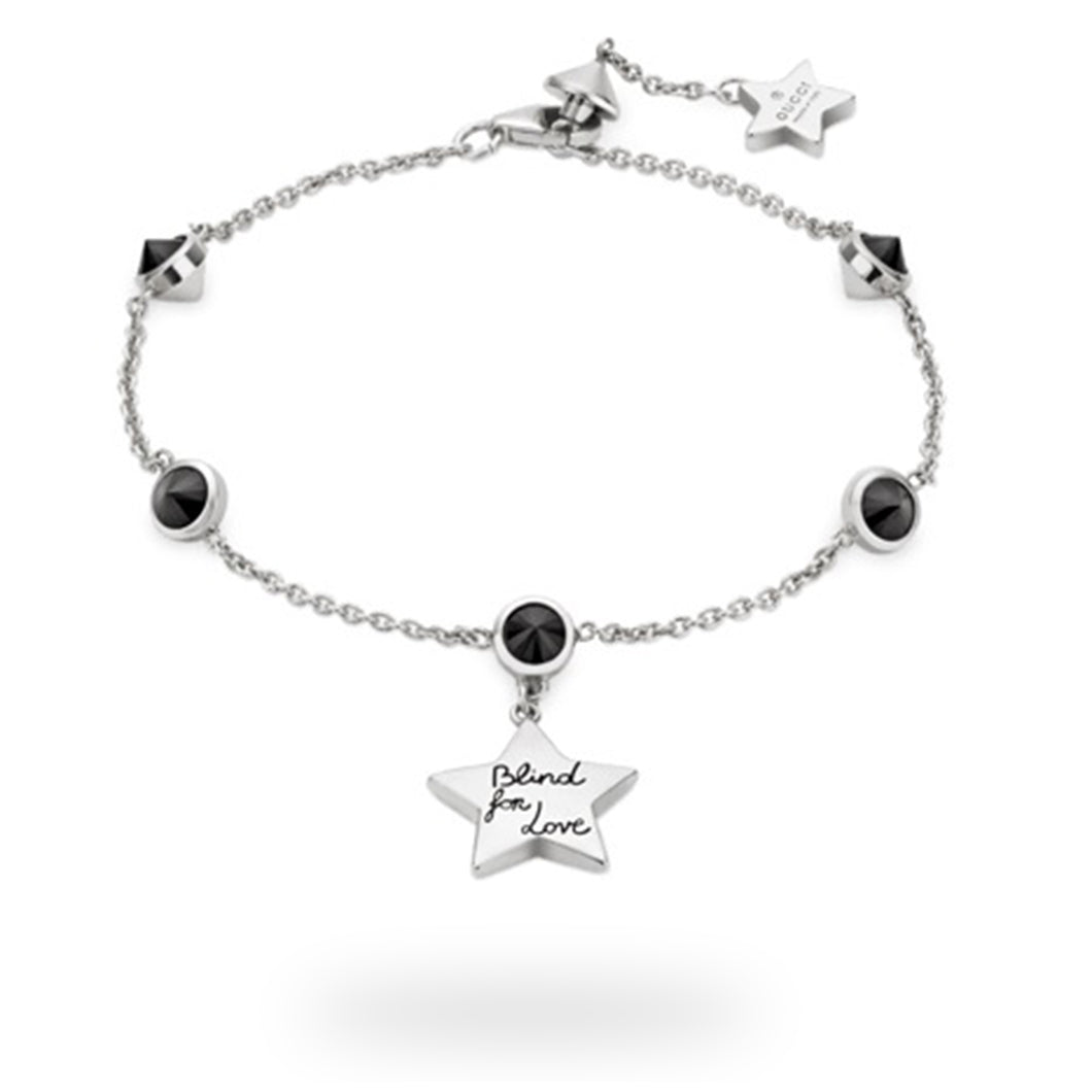 Gucci Blind for Love Black Star Bracelet