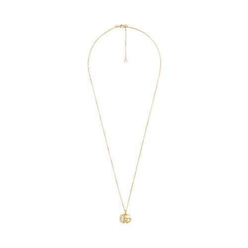 Gucci Small Double G 18ct Yellow Gold Necklace