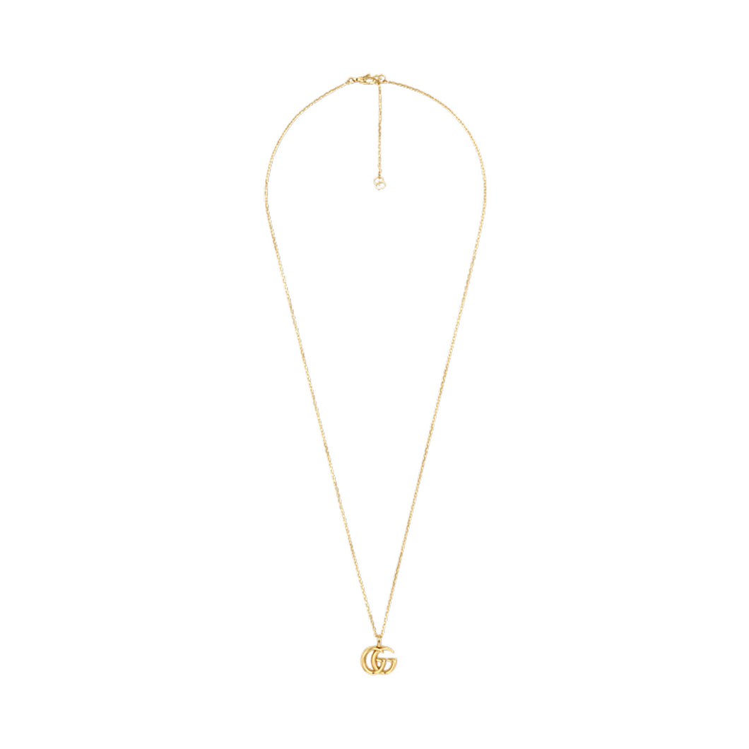 Gucci Small Double G 18ct Yellow Gold Necklace