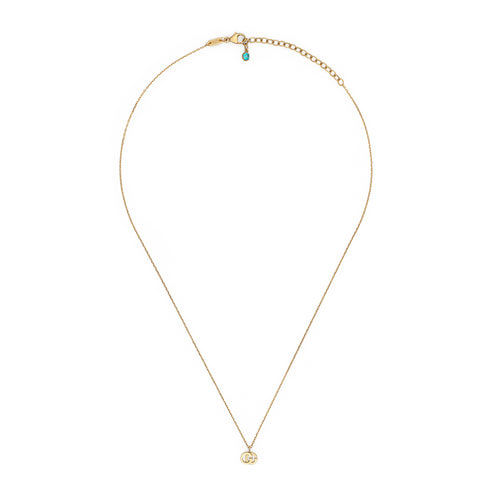 Exclusive Gucci Running G Blue Topaz Necklace