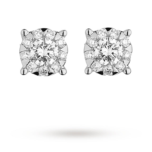 Mappin & Webb Masquerade 0.67ct Diamond Stud Earrings