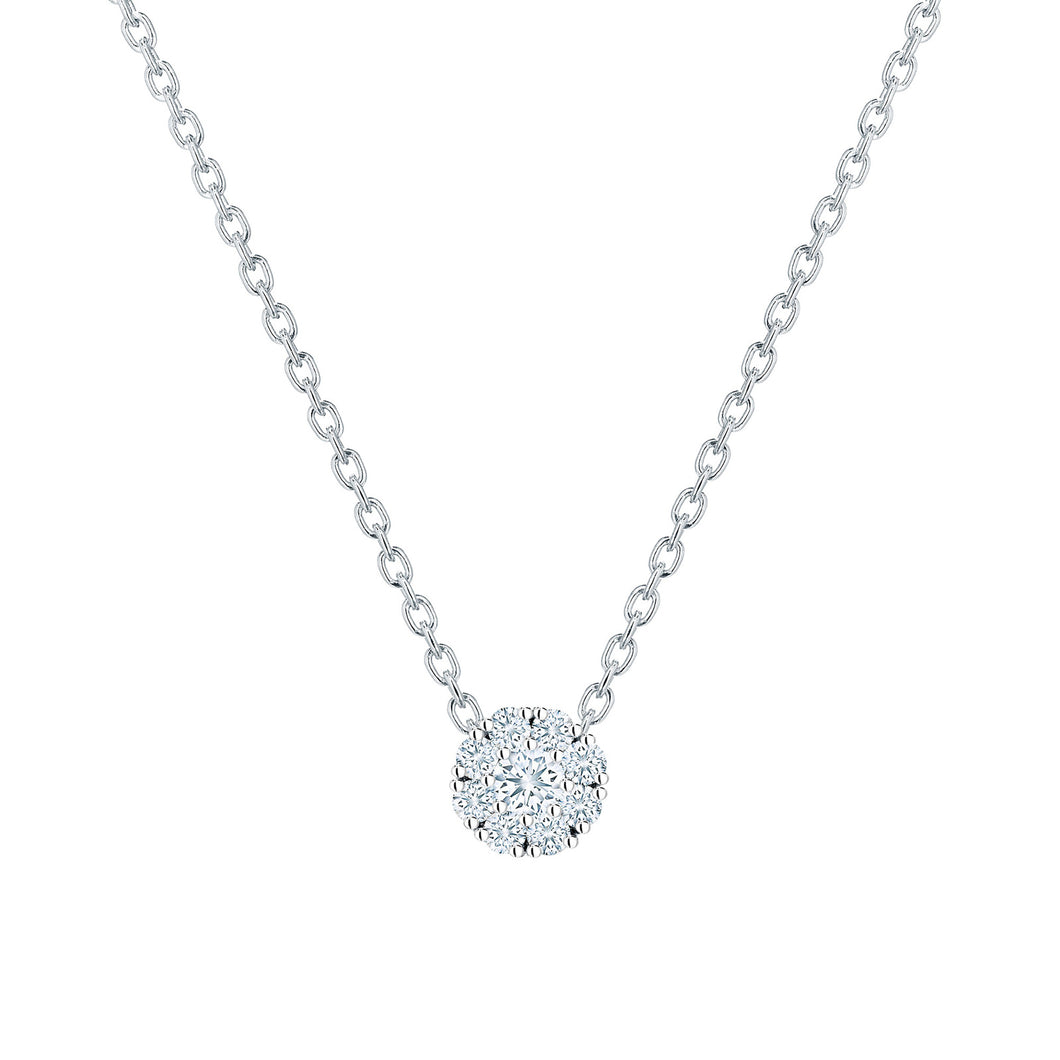 Birks Snowflake 0.15ct Diamond Cluster Pendant