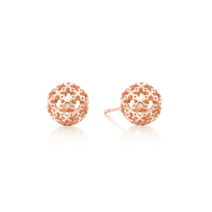 Birks Muse Mesh Ball Stud Earrings