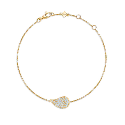 Birks Pétale Yellow Gold and Diamond Bracelet