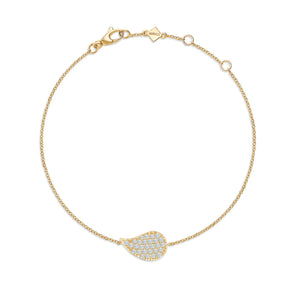 Birks Pétale Yellow Gold and Diamond Bracelet