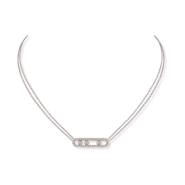 Messika Move Classique Diamond Pave Necklace