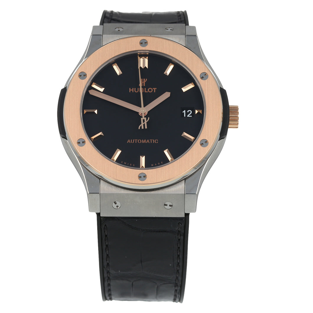 Pre-Owned Hublot Classic Fusion King Gold Mens Watch 511.NO.1181.LR
