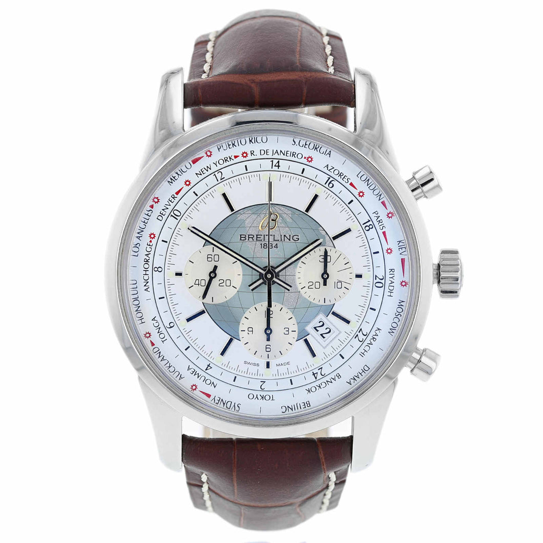 Pre-Owned Breitling Transocean Unitime Mens Watch