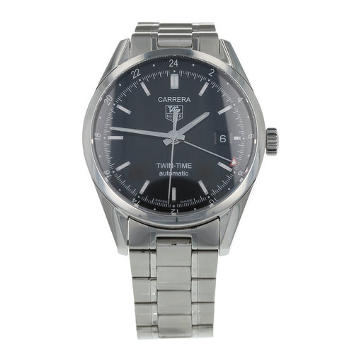 Pre-Owned TAG Heuer Carrera Twin-Time Mens Watch WV2115