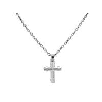 Police PJ.26038PSS/01 Stainless Steel Cross And Chain - A98140