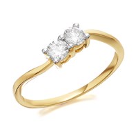 U&Me 9ct Gold Diamond Ring - 1/3ct - D6930-R