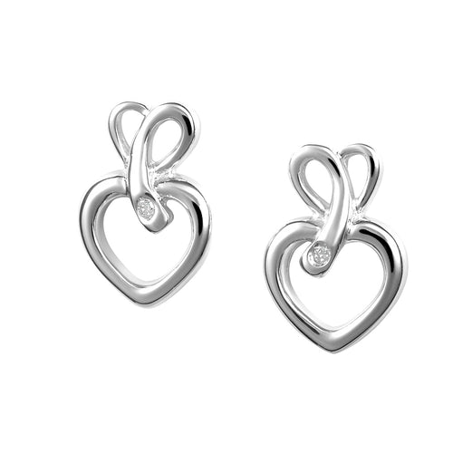 Interlaced Heart Earrings