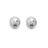 Silver Ball Stud Earrings - 4mm - F0298