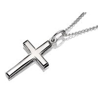 Silver Cross And Chain - F3783