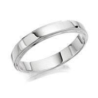 Silver Band Ring - 4mm - F4994-W