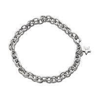 Tingle SCB2L Silver Charm Bracelet - 8in - F8096