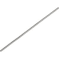 Silver 1mm Wide Curb Chain - 16in - F8687