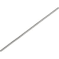 Silver 1mm Wide Curb Chain - 18in - F8887