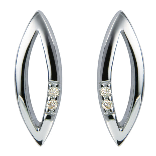 Marquise Silver Earrings