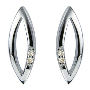 Marquise Silver Earrings