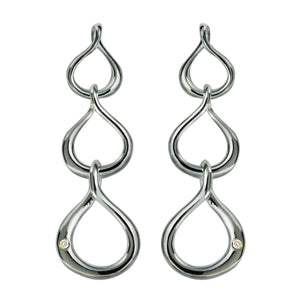 Locked Silver Earrings