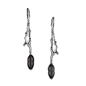 Ionia Smokey Quartz Drop Earrings