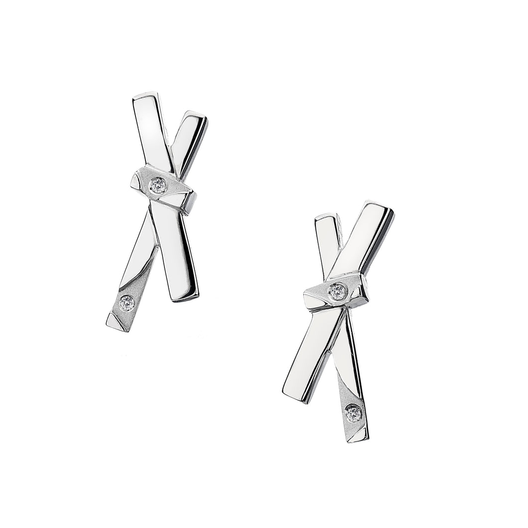 Cascade Crisscross Earrings