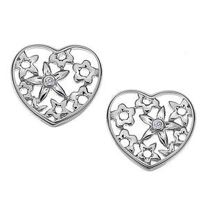 Shades of Spring Silver Earrings