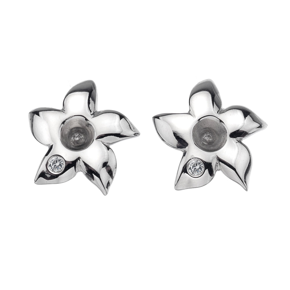 Diamonds for all Seasons Stephanotis Earrings