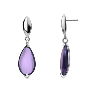 Chimera Fantasy Glass Teardrop Earrings