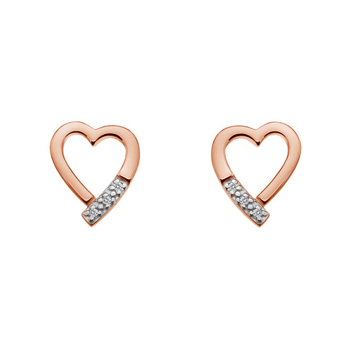 Memories Earrings - Rose Gold Plated